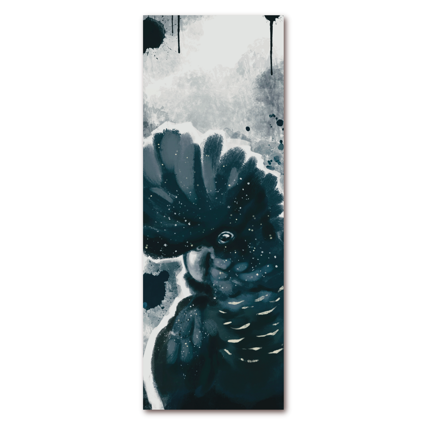 RED TAILED BLACK COCKATOO BOOKMARK