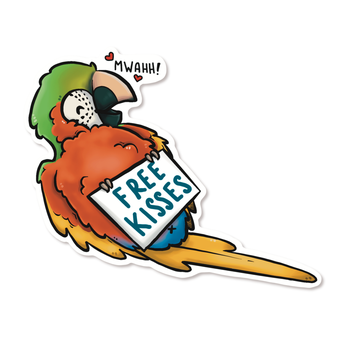 FREE KISSES HARLEQUIN MACAW