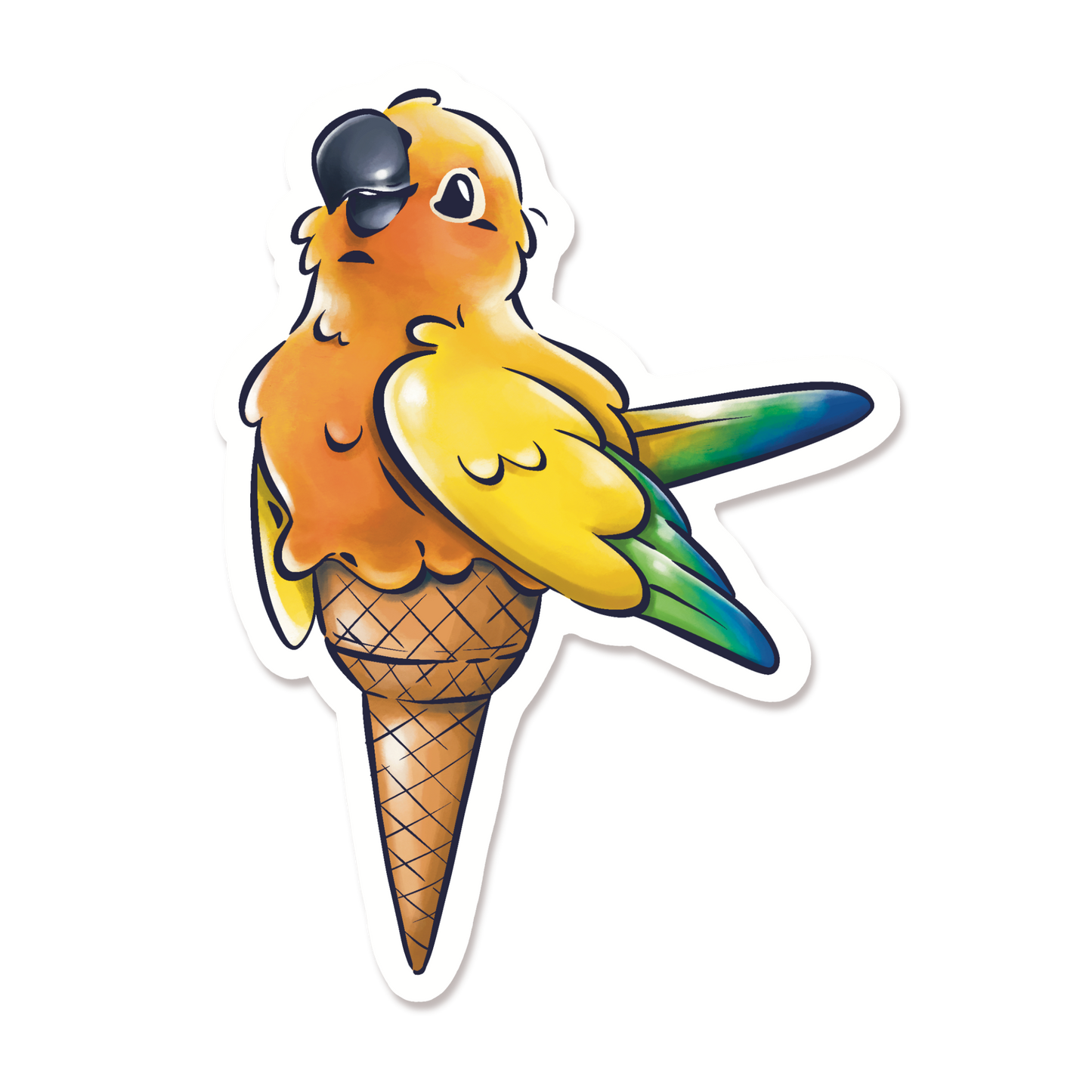 MANGO SORBET ICE CREAM SUN CONURE