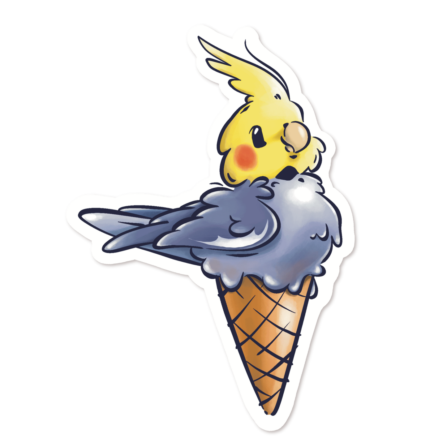 BLACK SESAME ICE CREAM COCKATIEL