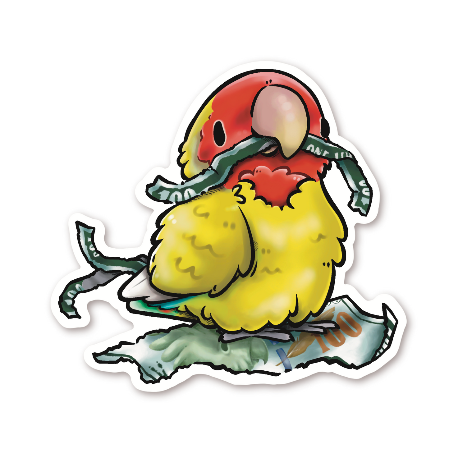 LOVEBIRD - LUTINO PEACH-FACED