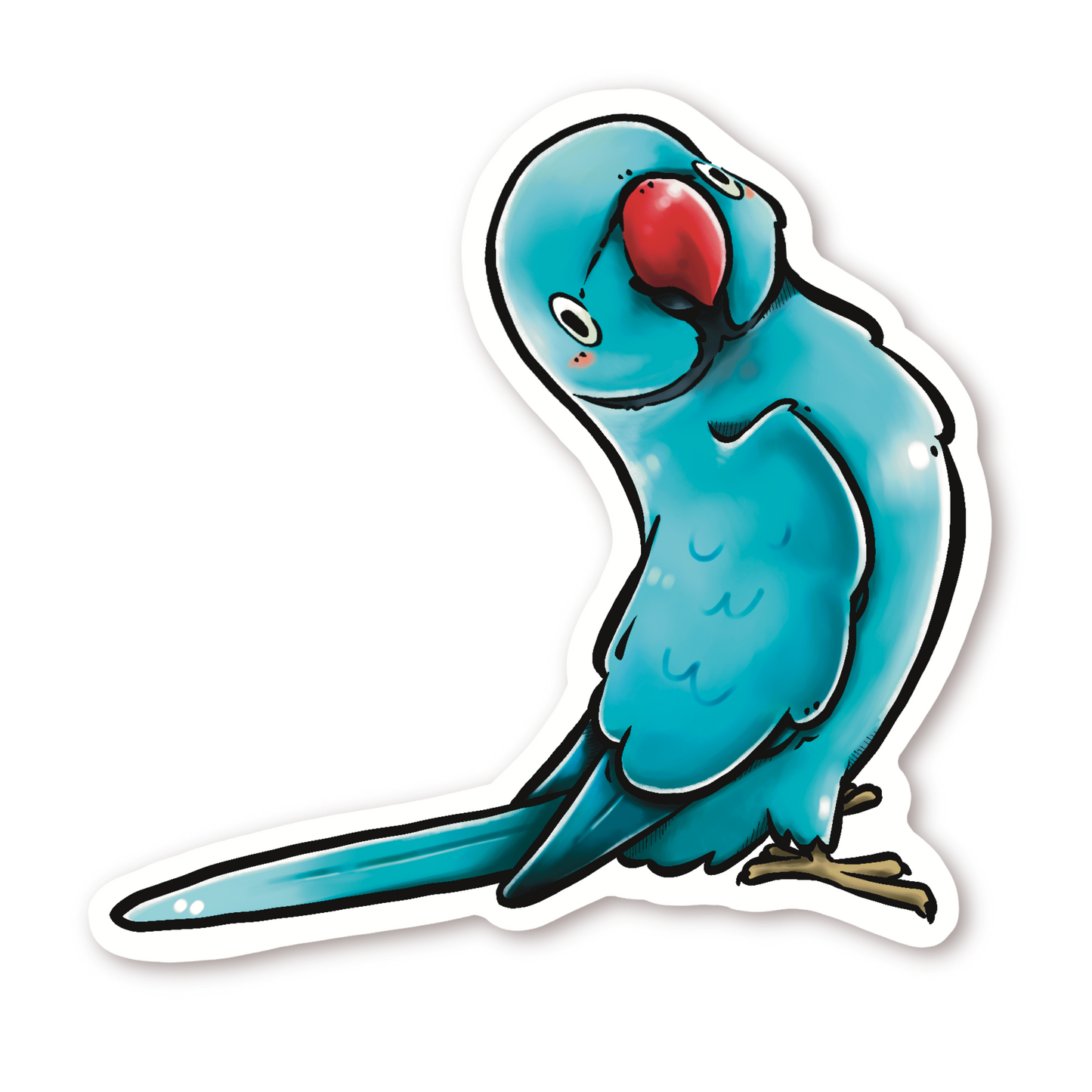 INDIAN RINGNECK - BLUE