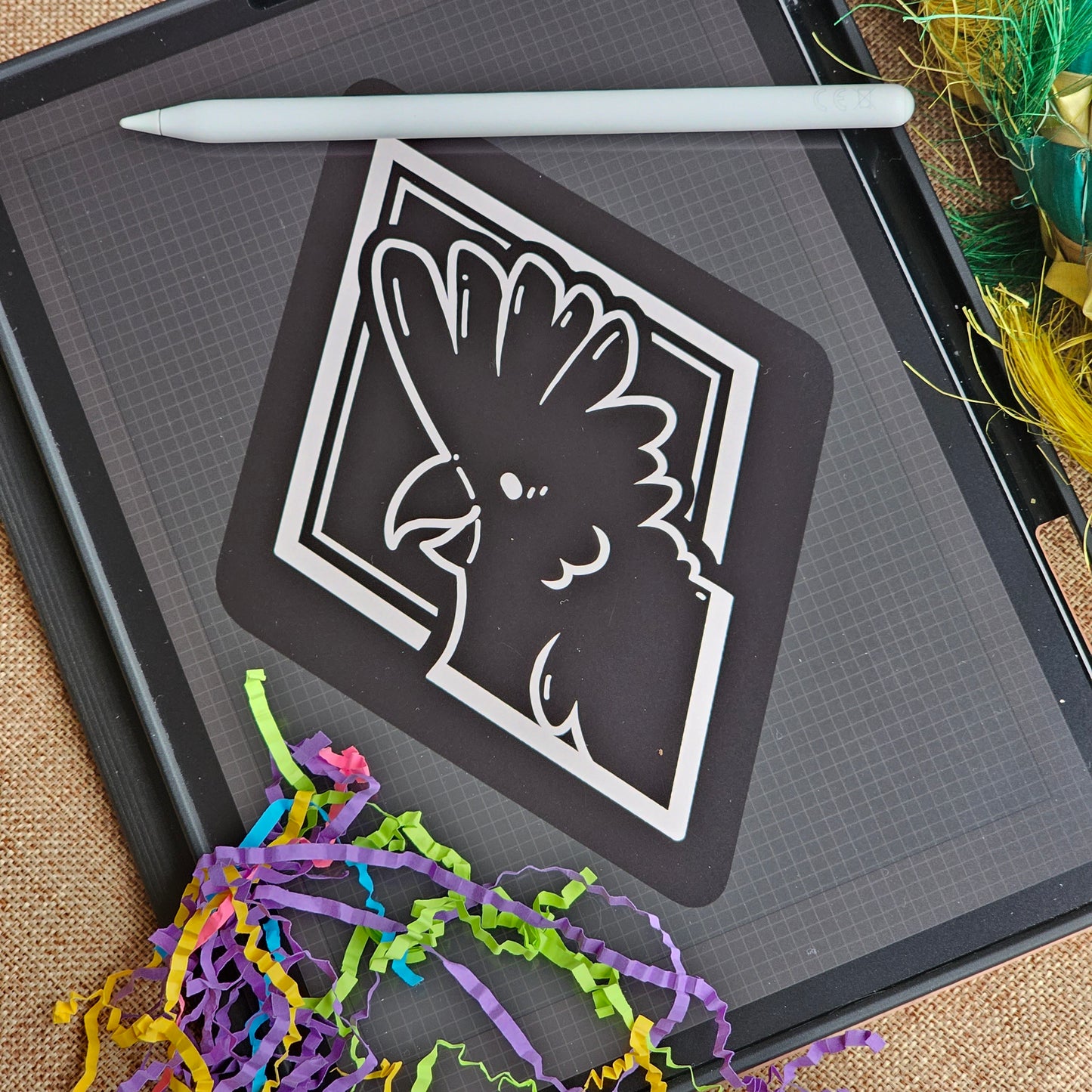 UMBRELLA COCKATOO SUNCATCHER