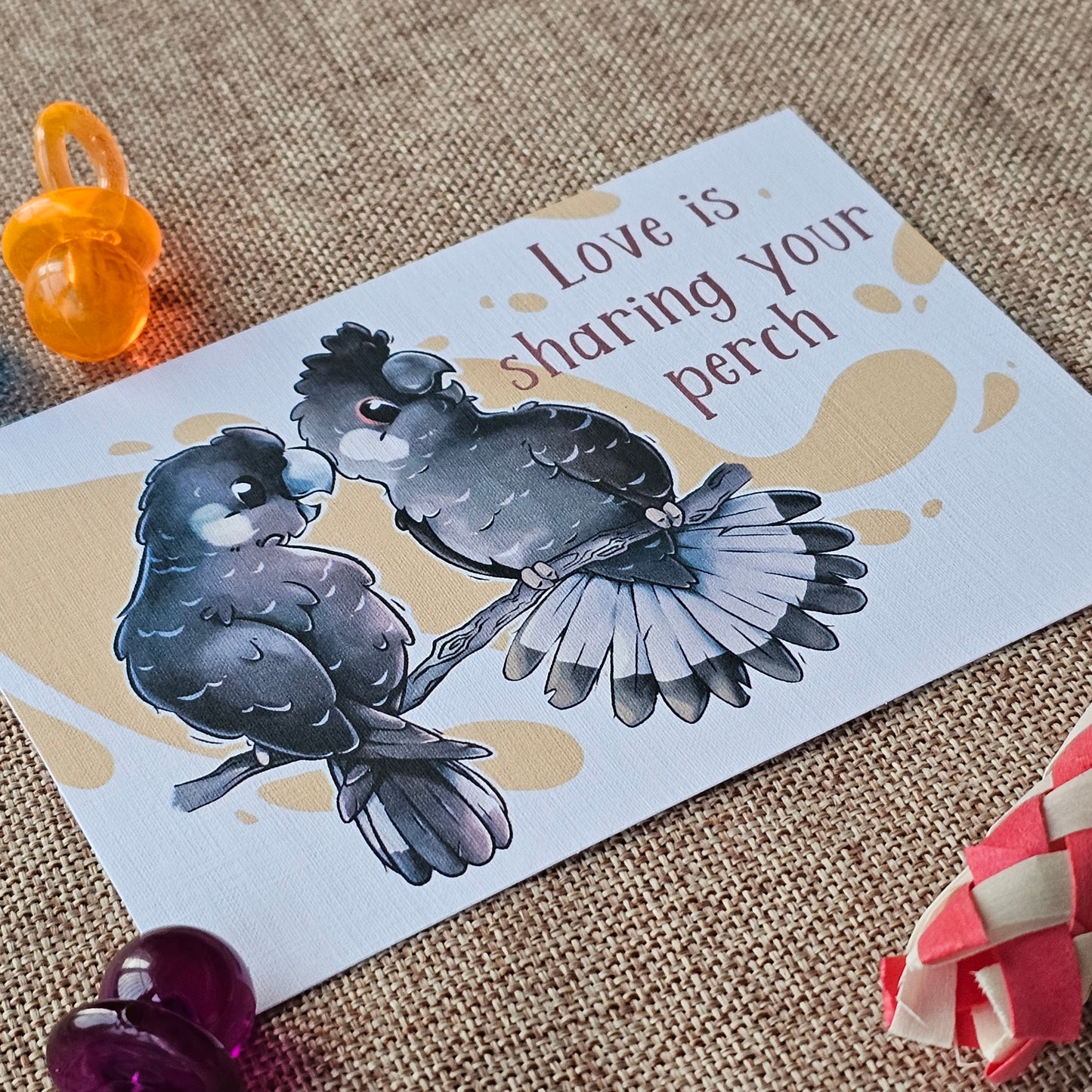 LOVE IS SHARING YOUR PERCH