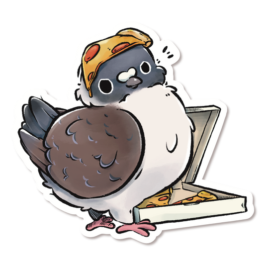 MODENA PIGEON WITH PIZZA SLICE