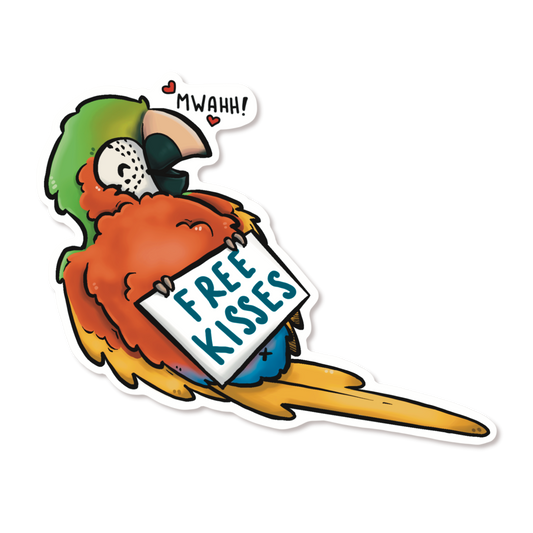 FREE KISSES HARLEQUIN MACAW