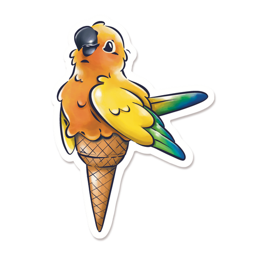 MANGO SORBET ICE CREAM SUN CONURE