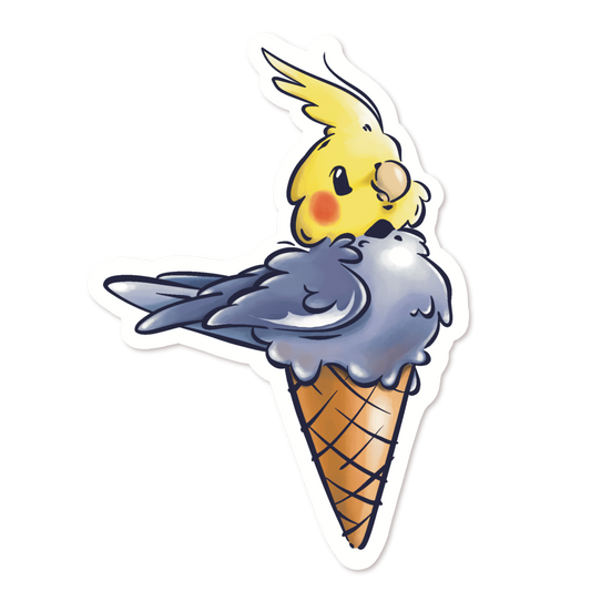 BLACK SESAME ICE CREAM COCKATIEL