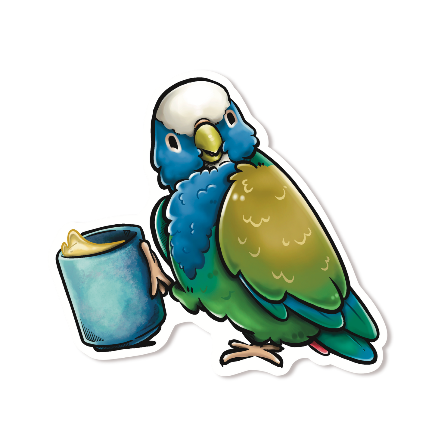 WHITE-CAPPED PIONUS