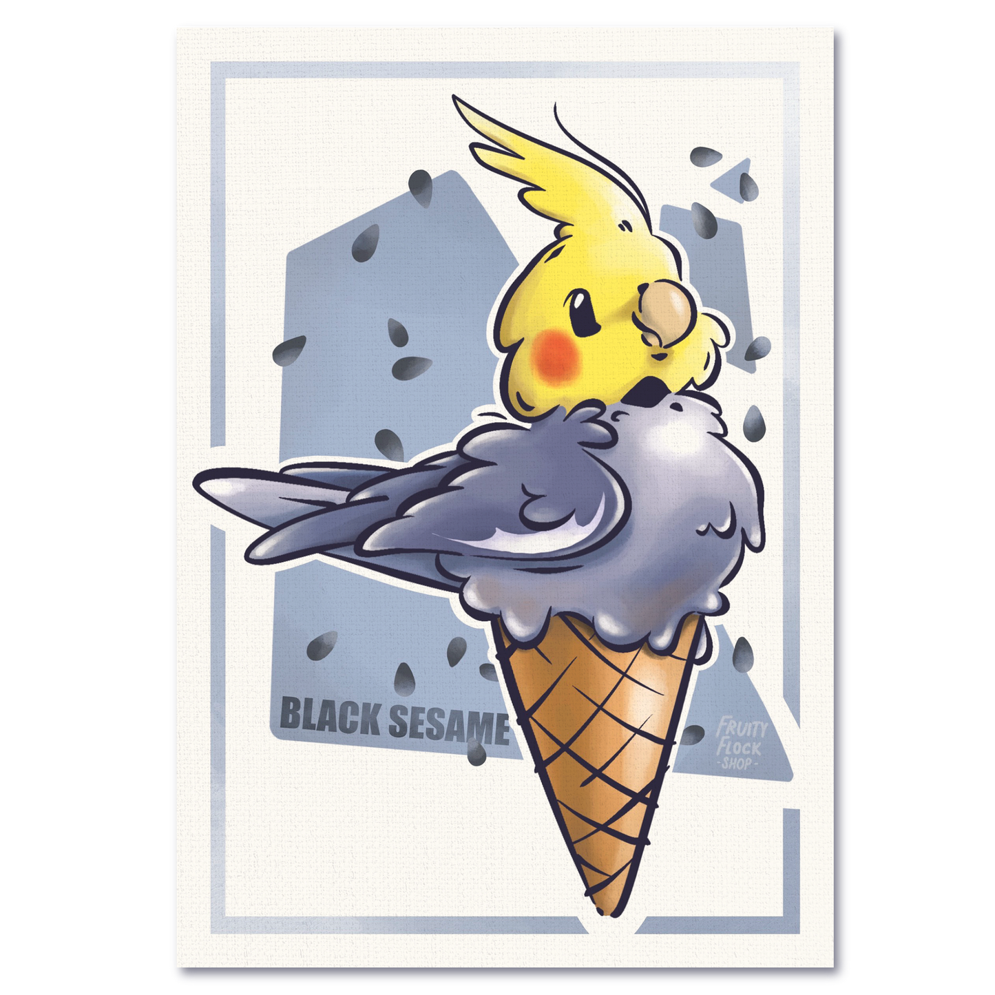 BLACK SESAME ICE CREAM